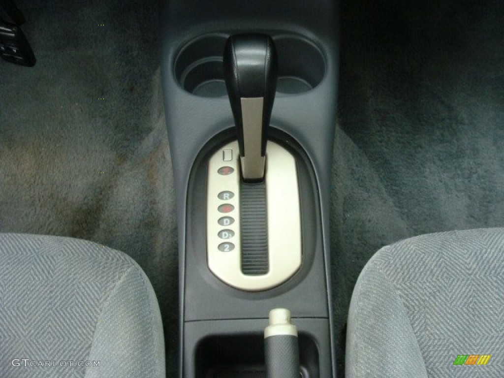 2001 Civic LX Sedan - Satin Silver Metallic / Gray photo #13