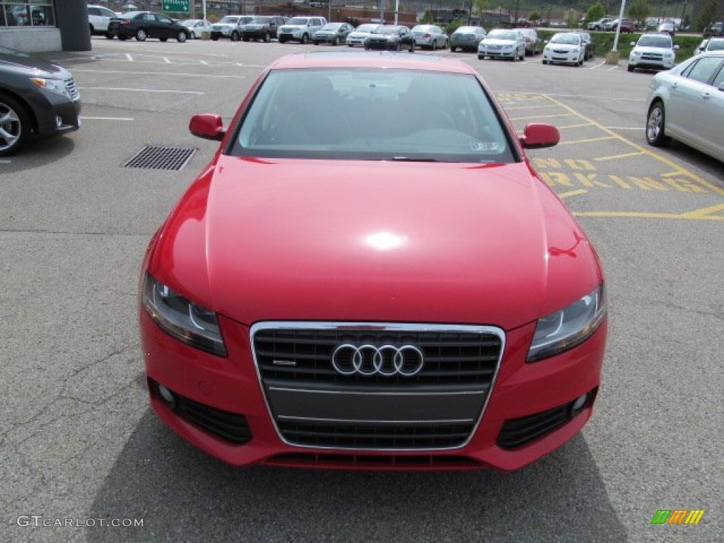 2010 A4 2.0T quattro Sedan - Brilliant Red / Black photo #9