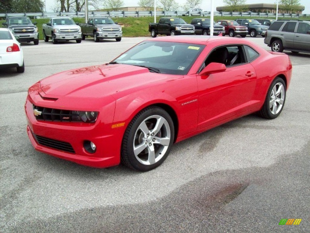 2012 Camaro SS/RS Coupe - Victory Red / Black photo #10