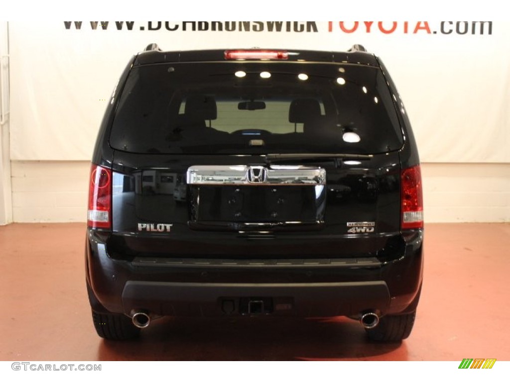 2010 Pilot Touring 4WD - Crystal Black Pearl / Beige photo #7