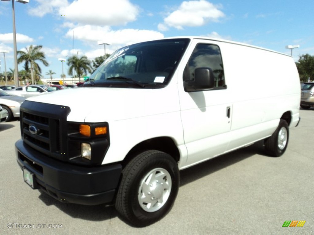 Oxford White 2012 Ford E Series Van E250 Cargo Exterior Photo #63989370