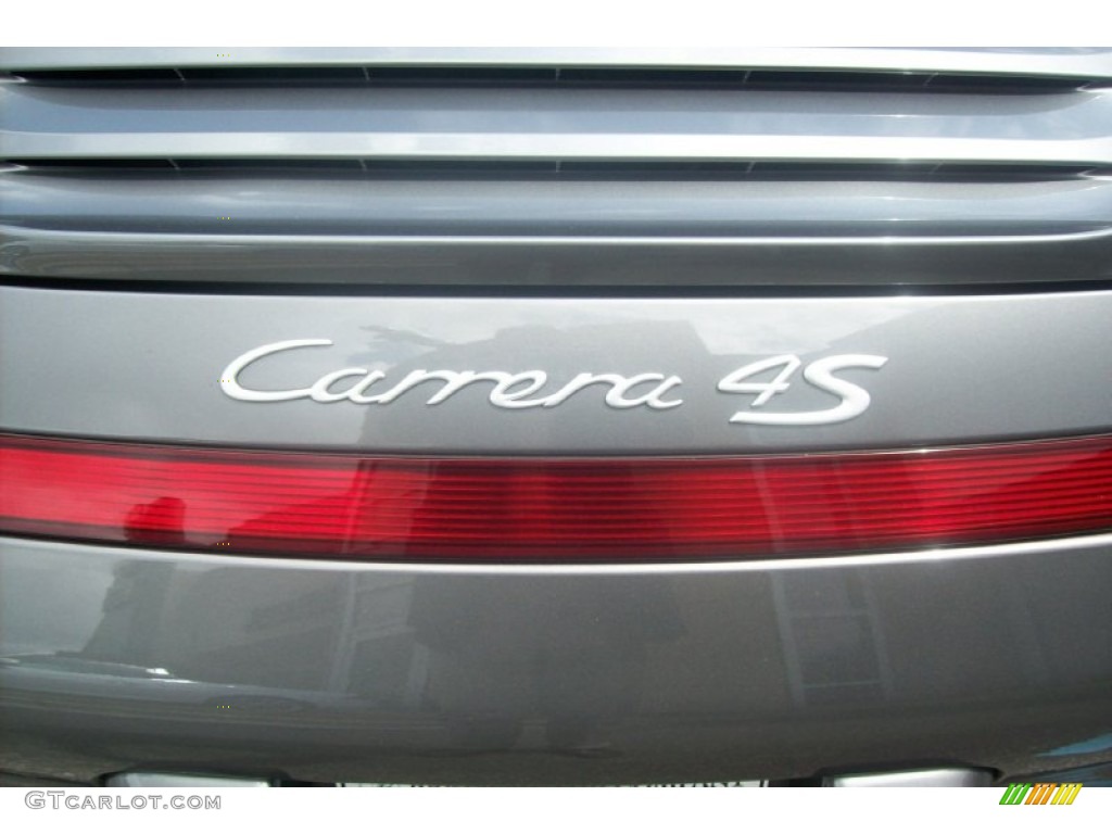2009 911 Carrera 4S Coupe - Meteor Grey Metallic / Black photo #8