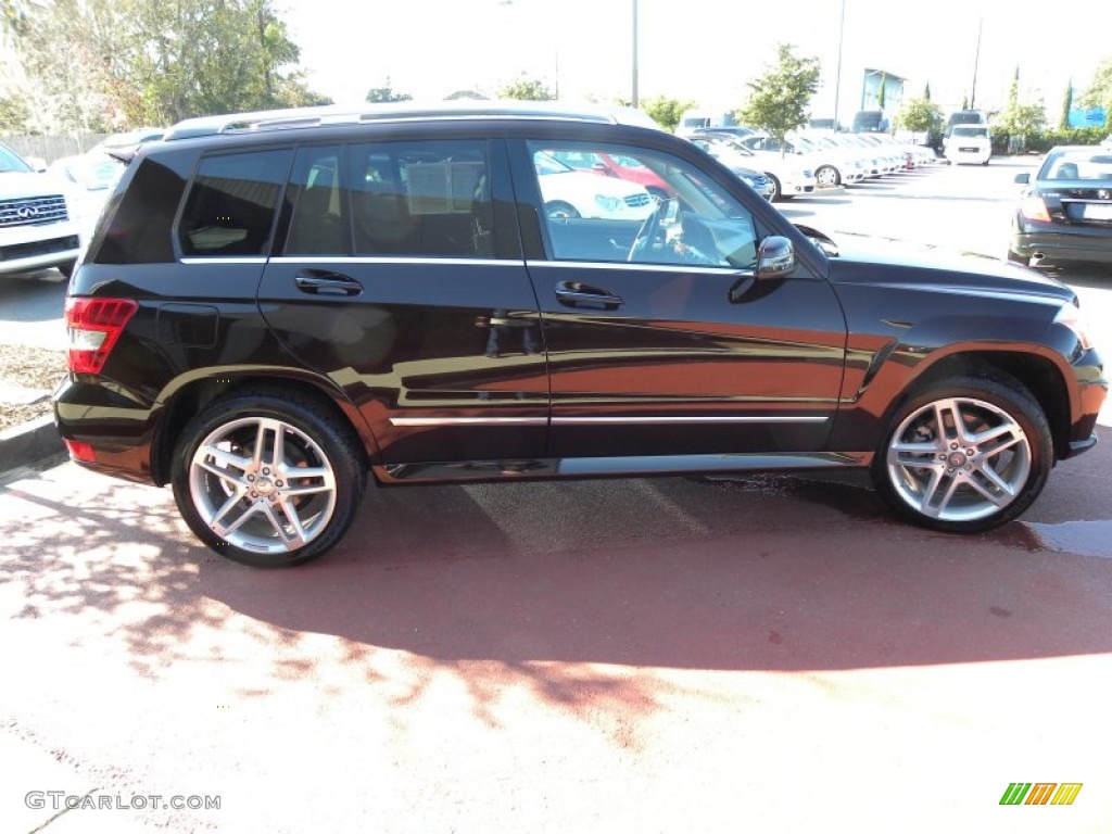 2012 GLK 350 - Cuprite Brown Metallic / Almond/Black photo #13