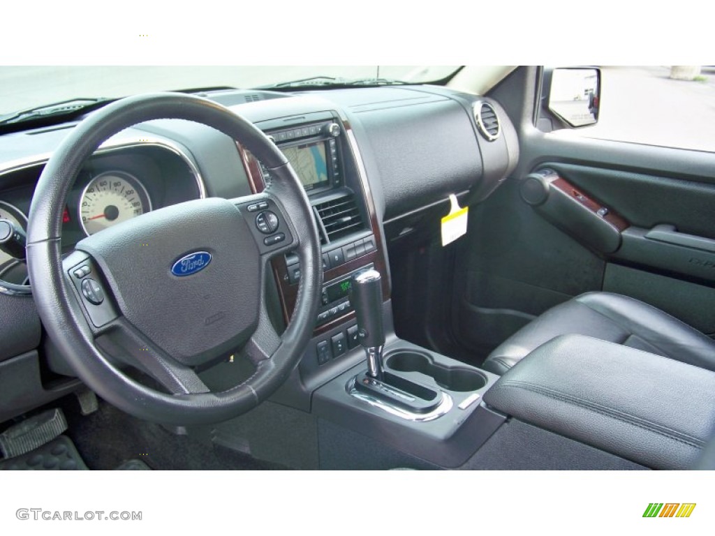 Black Interior 2010 Ford Explorer Limited Photo #63992797