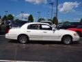 2001 White Pearl Tri Coat Lincoln Town Car Cartier #63978475