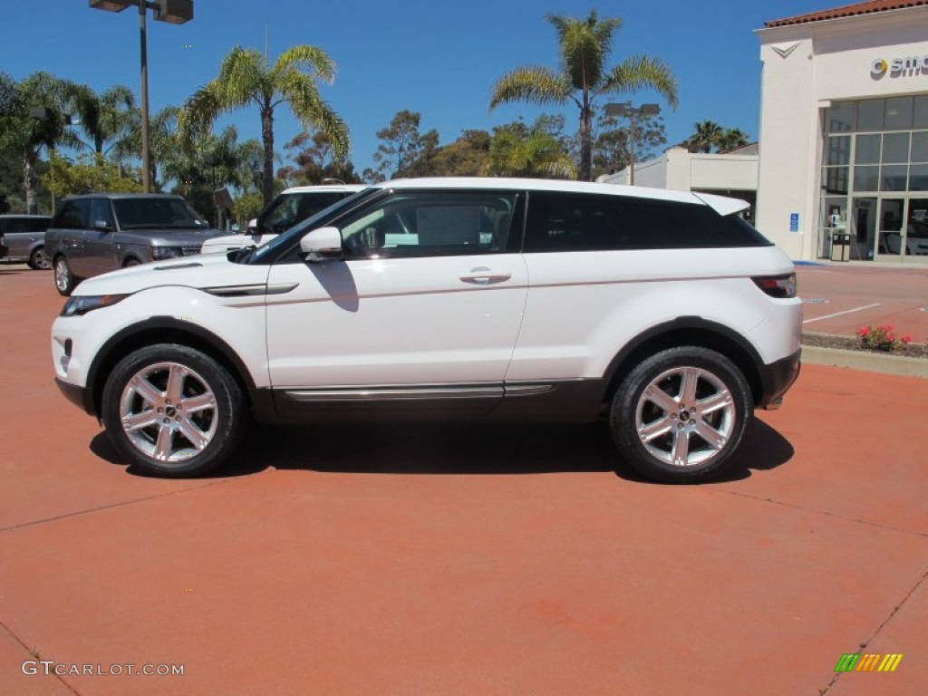 Fuji White 2012 Land Rover Range Rover Evoque Coupe Pure Exterior Photo #63994272
