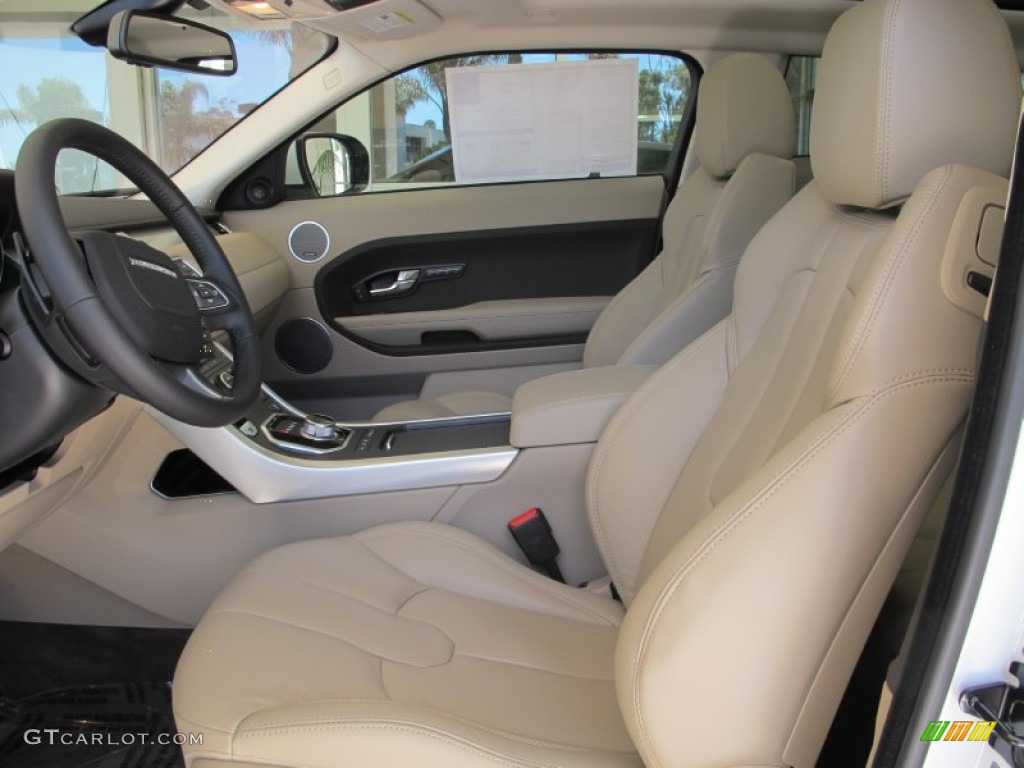 Almond/Espresso Interior 2012 Land Rover Range Rover Evoque Coupe Pure Photo #63994313