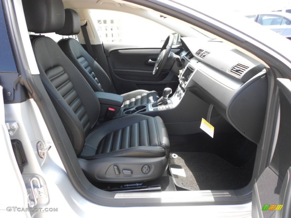 Black Interior 2013 Volkswagen CC Sport Photo #63994344