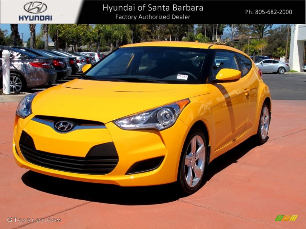 26.2 Yellow Hyundai Veloster