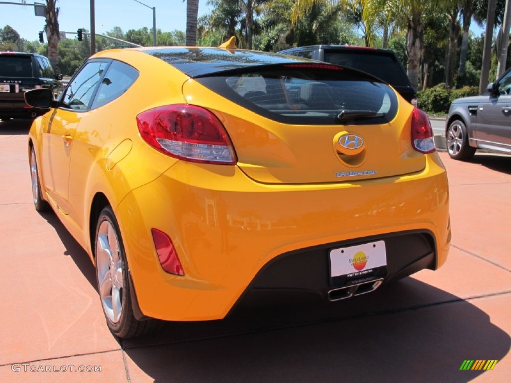 2012 Veloster  - 26.2 Yellow / Black photo #3