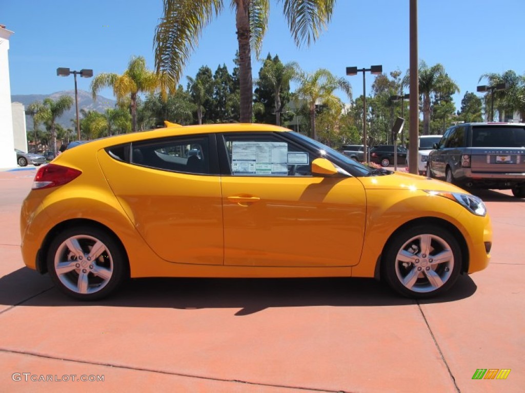 2012 Veloster  - 26.2 Yellow / Black photo #4