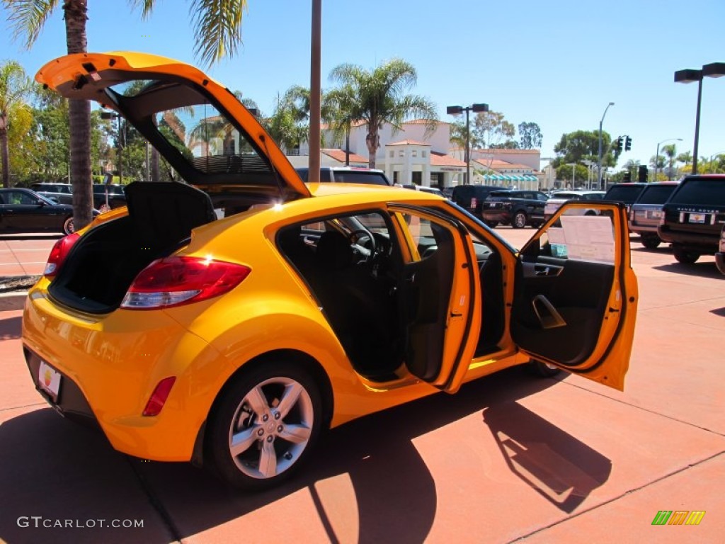2012 Veloster  - 26.2 Yellow / Black photo #8