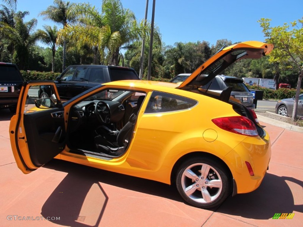 2012 Veloster  - 26.2 Yellow / Black photo #9