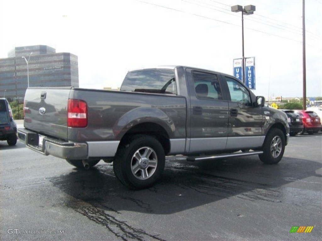 2005 F150 XLT SuperCrew - Dark Shadow Grey Metallic / Medium Flint Grey photo #2