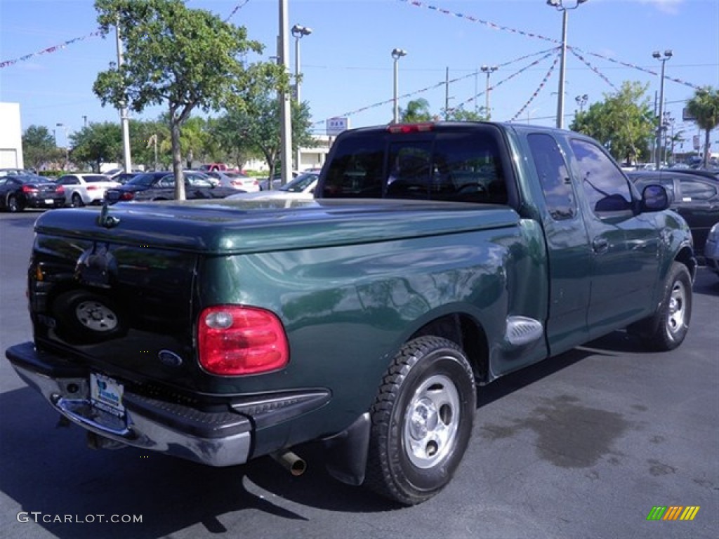 2003 F150 XLT SuperCab - Dark Highland Green Metallic / Medium Graphite Grey photo #11