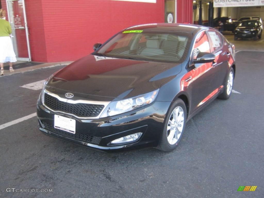 Ebony Black Kia Optima