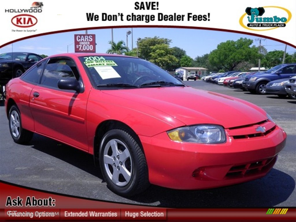 2004 Cavalier LS Coupe - Victory Red / Graphite photo #1