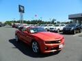 2011 Inferno Orange Metallic Chevrolet Camaro SS/RS Convertible  photo #2