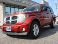 2010 Inferno Red Crystal Pearl Dodge Nitro SE 4x4  photo #1