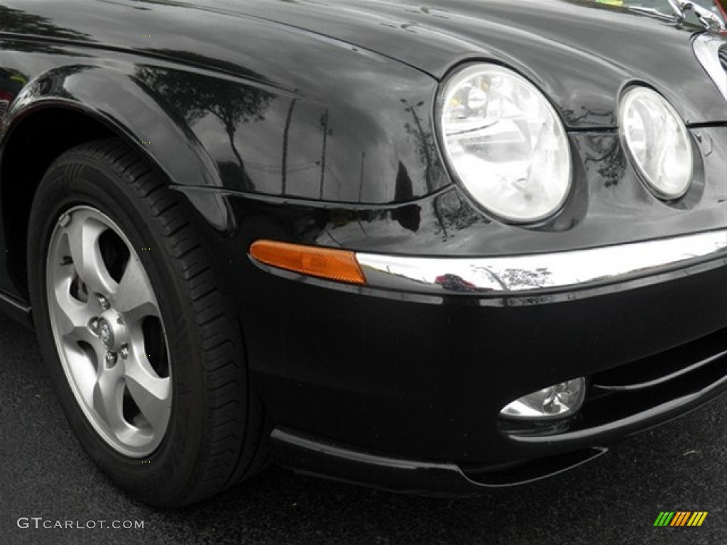 2002 S-Type 3.0 - Black / Charcoal photo #2