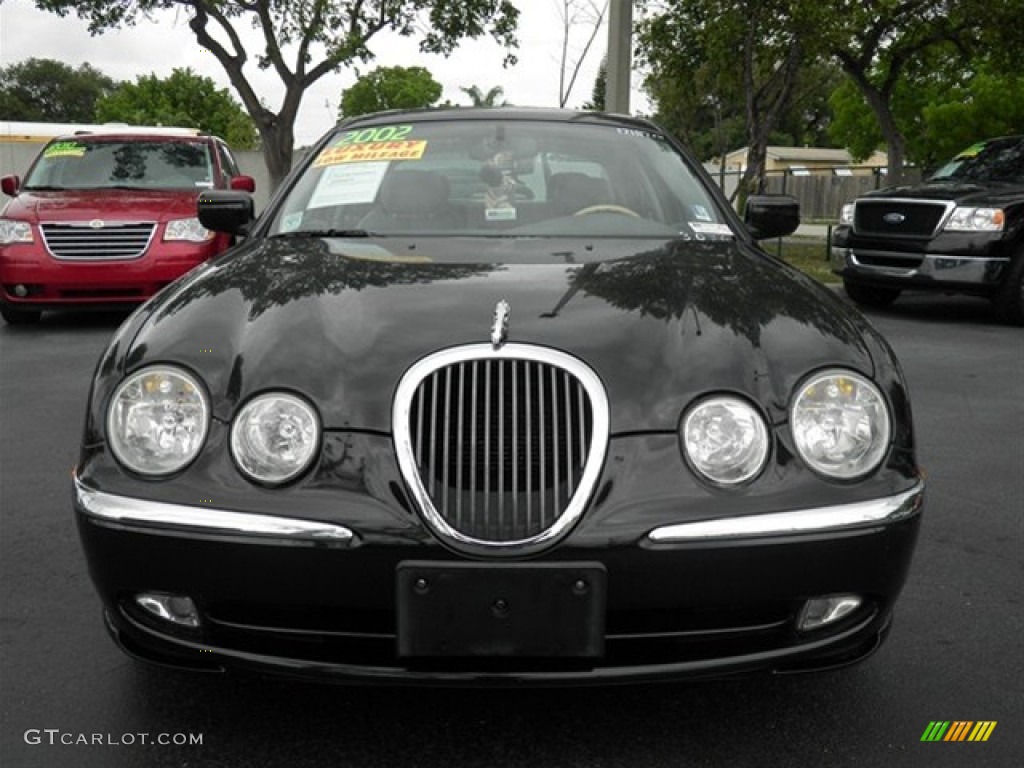 2002 S-Type 3.0 - Black / Charcoal photo #3