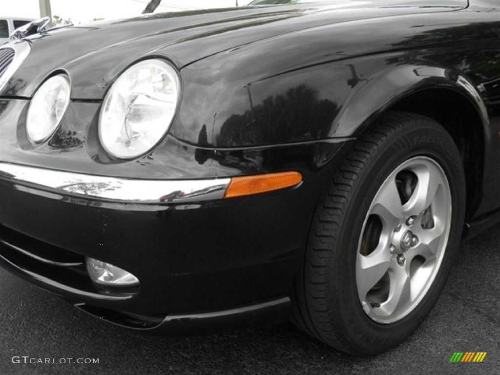2002 S-Type 3.0 - Black / Charcoal photo #4