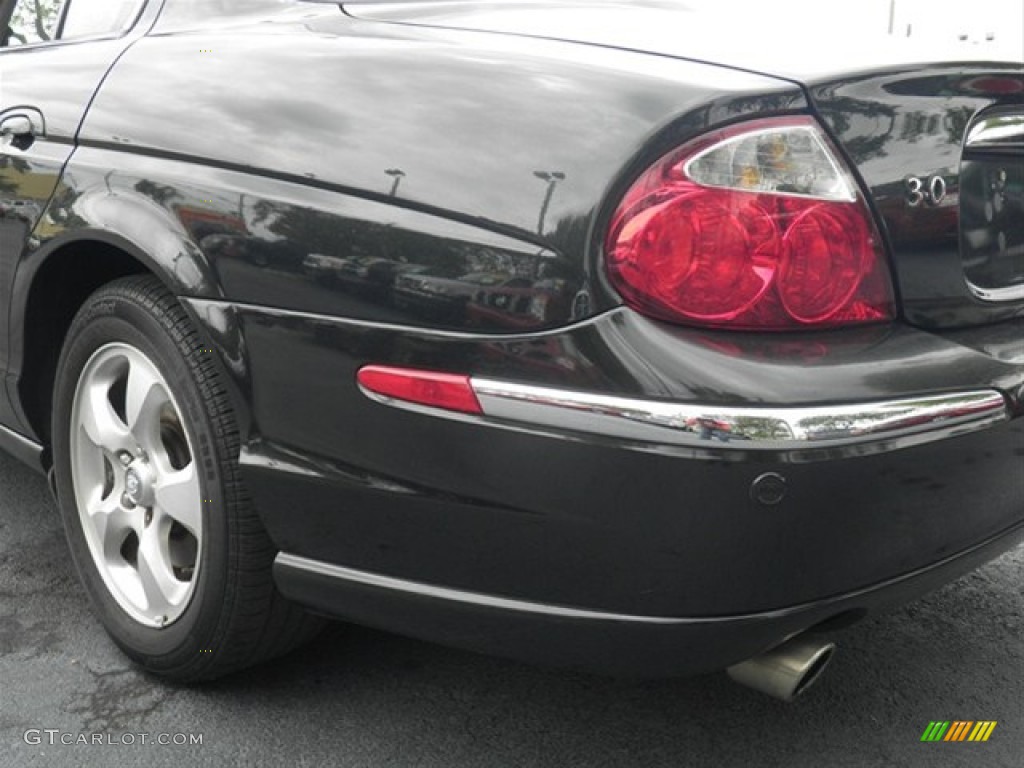 2002 S-Type 3.0 - Black / Charcoal photo #8