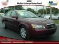 Dark Cherry Red 2008 Hyundai Sonata GLS V6