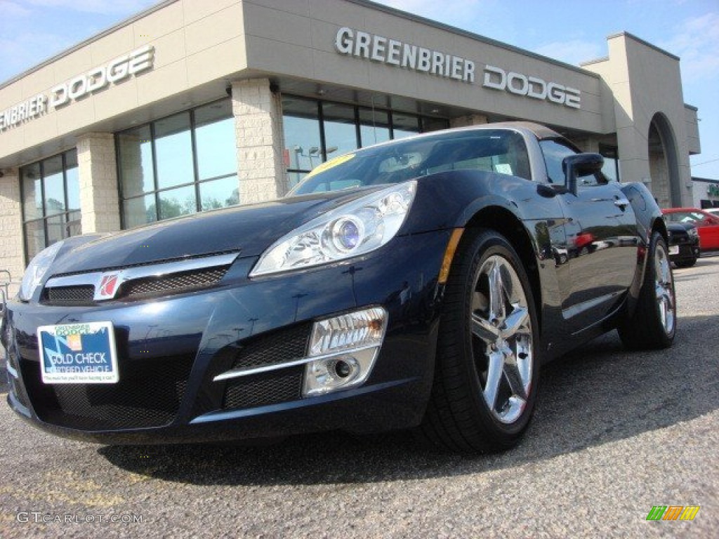 2007 Sky Roadster - Midnight Blue / Tan photo #1