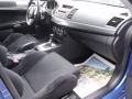 Black 2010 Mitsubishi Lancer Sportback RALLIART AWD Interior Color