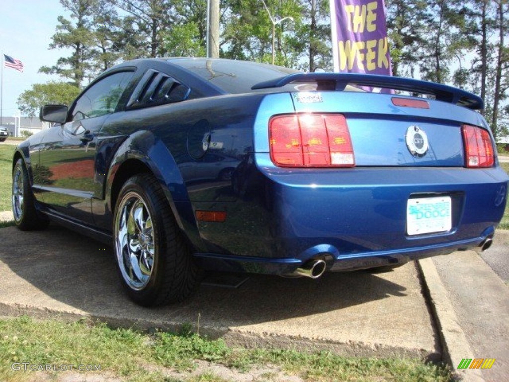 2007 Mustang GT Premium Coupe - Vista Blue Metallic / Light Graphite photo #3