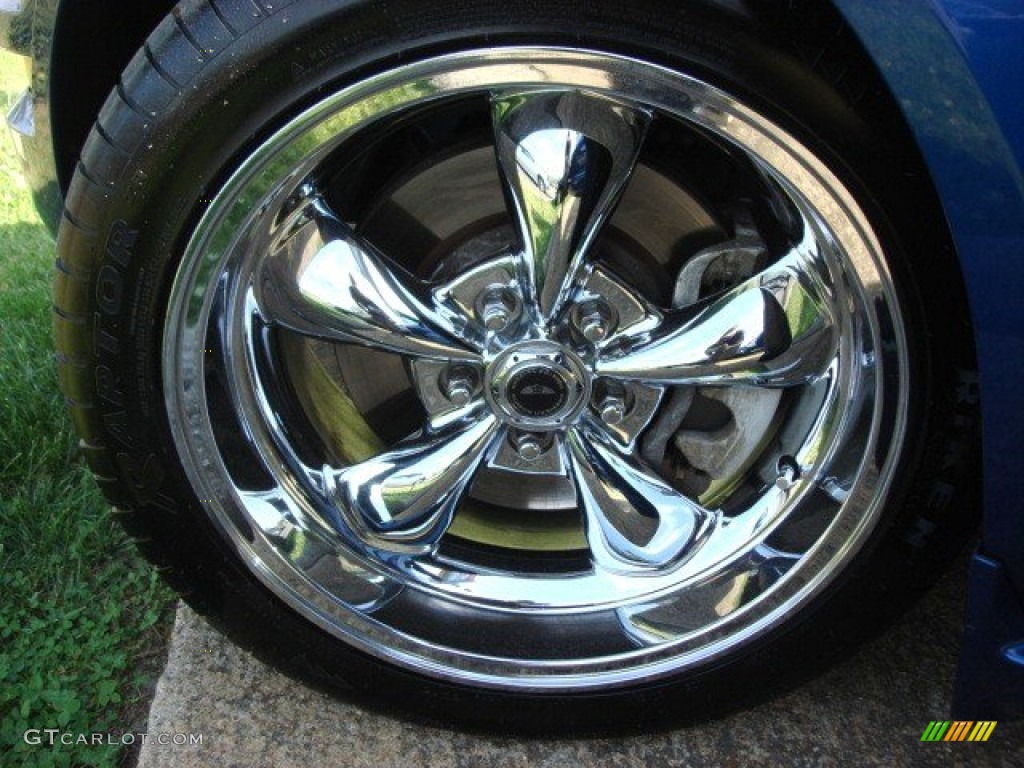 2007 Mustang GT Premium Coupe - Vista Blue Metallic / Light Graphite photo #17