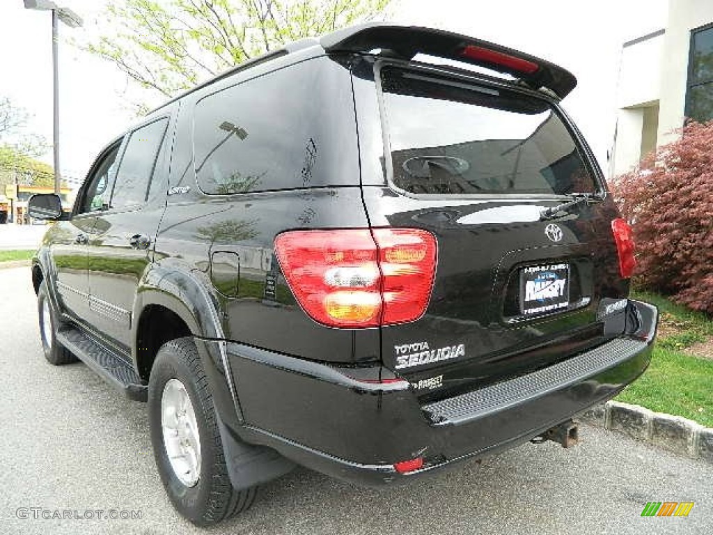 2002 Sequoia Limited 4WD - Black / Charcoal photo #3