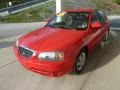 2004 Rally Red Hyundai Elantra GLS Sedan  photo #5