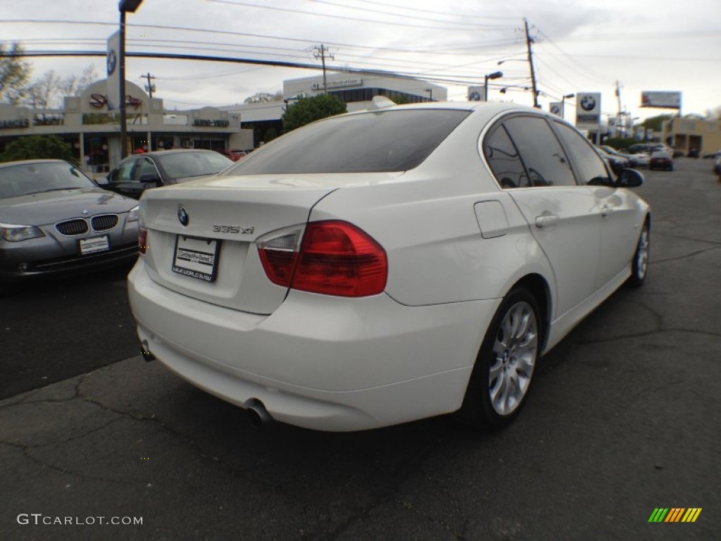 2008 3 Series 335xi Sedan - Alpine White / Beige photo #4