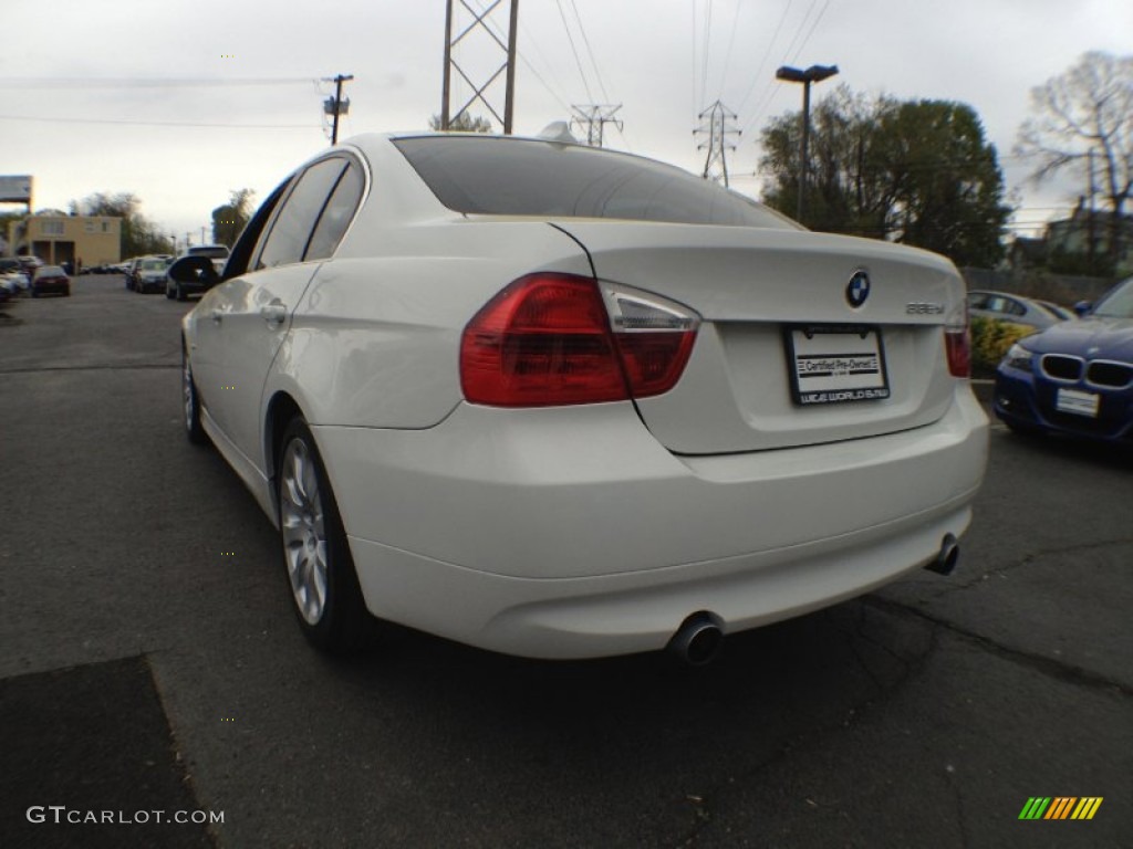 2008 3 Series 335xi Sedan - Alpine White / Beige photo #6
