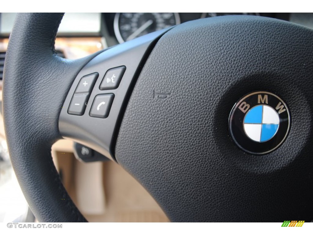 2008 3 Series 328xi Wagon - Alpine White / Beige photo #14