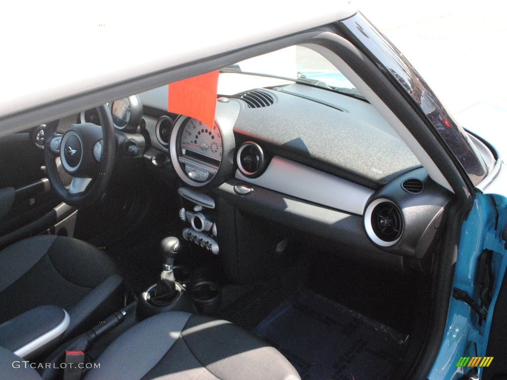 2010 Cooper Hardtop - Oxygen Blue / Grey/Carbon Black photo #4