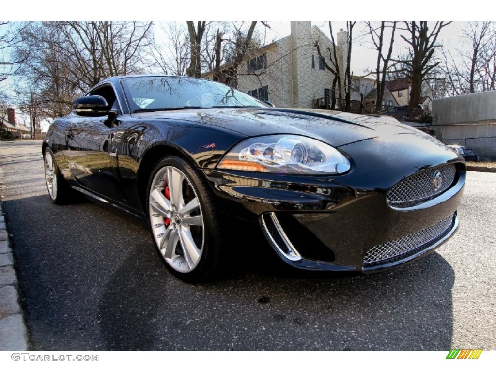Ebony Black 2011 Jaguar XK XKR Coupe Exterior Photo #64003198