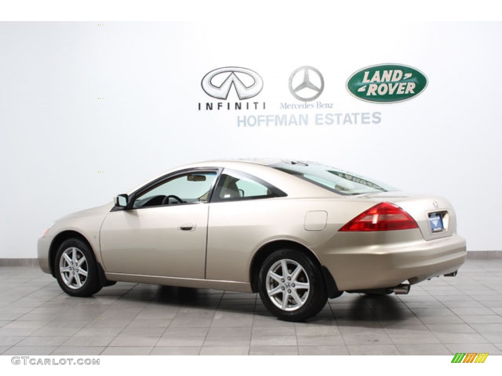 2003 Accord EX V6 Coupe - Desert Mist Metallic / Ivory photo #5
