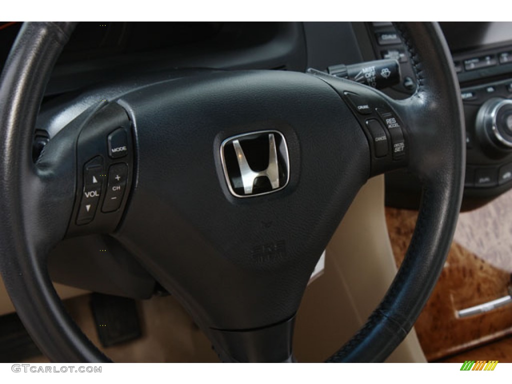 2003 Accord EX V6 Coupe - Desert Mist Metallic / Ivory photo #8