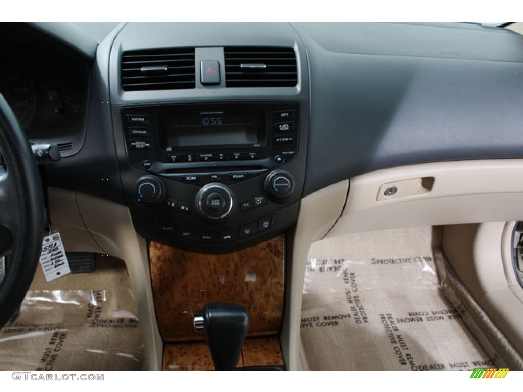 2003 Accord EX V6 Coupe - Desert Mist Metallic / Ivory photo #9