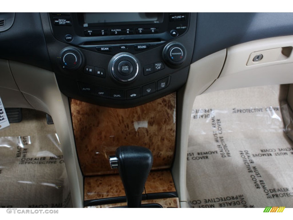 2003 Accord EX V6 Coupe - Desert Mist Metallic / Ivory photo #11