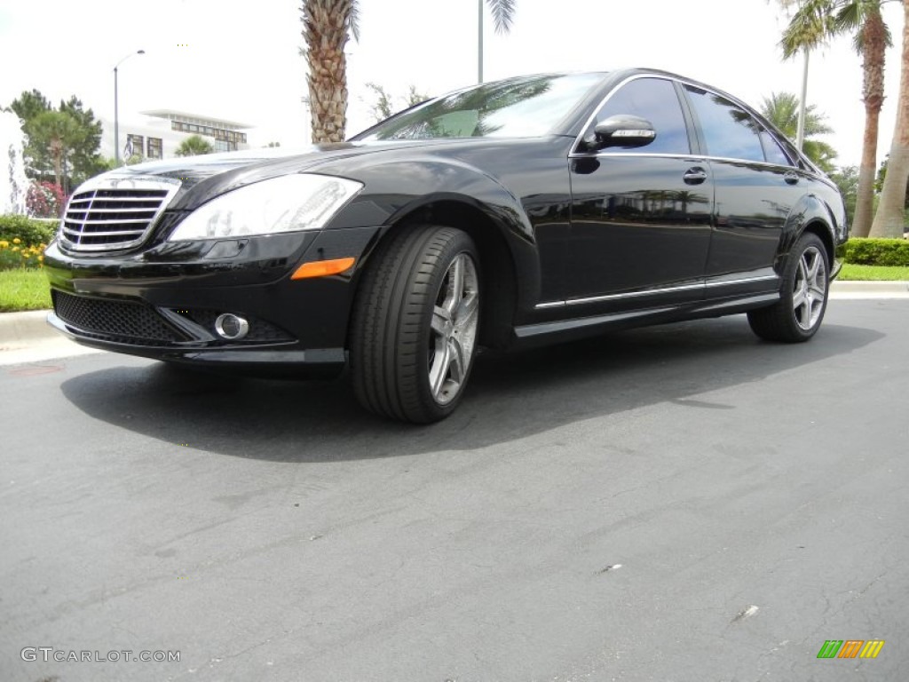 Black 2008 Mercedes-Benz S 550 Sedan Exterior Photo #64004778