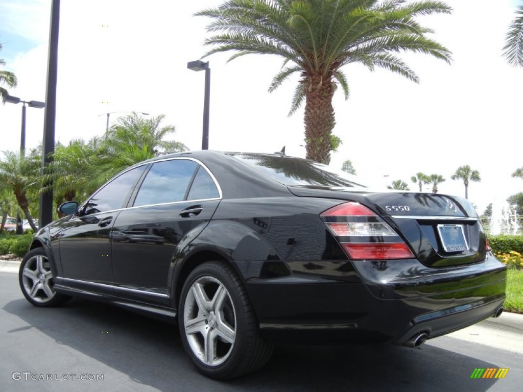 Black 2008 Mercedes-Benz S 550 Sedan Exterior Photo #64004834