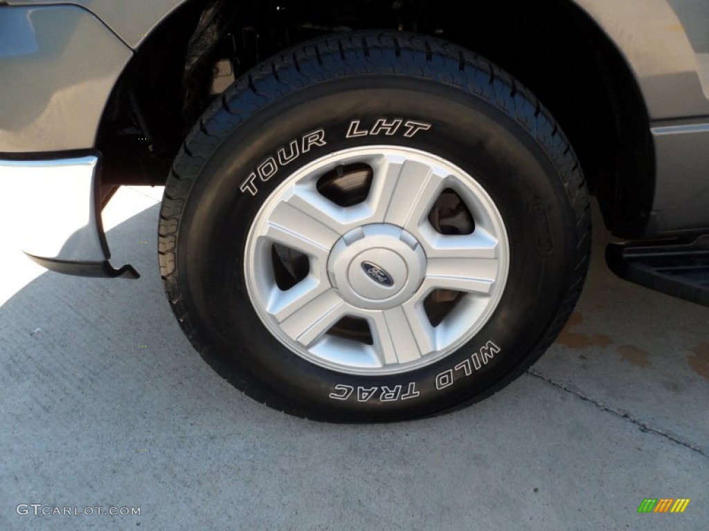 2004 F150 XLT SuperCrew - Dark Shadow Grey Metallic / Medium/Dark Flint photo #10