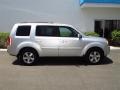 2010 Alabaster Silver Metallic Honda Pilot EX-L  photo #2