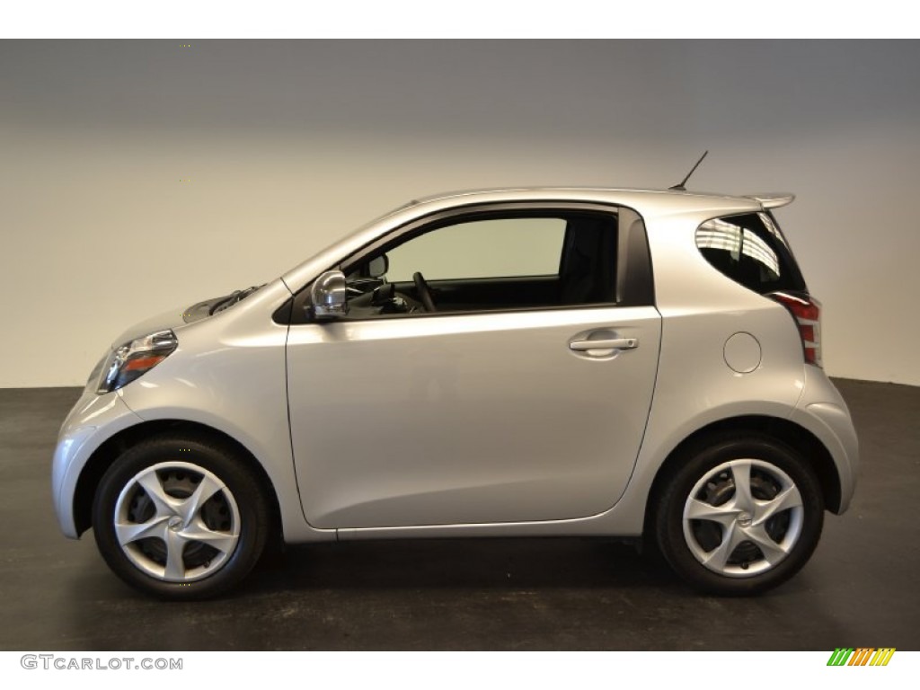 Classic Silver Metallic 2012 Scion iQ Standard iQ Model Exterior Photo #64007940
