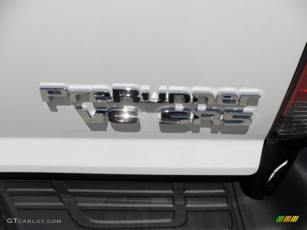 2012 Tacoma V6 SR5 Prerunner Double Cab - Super White / Graphite photo #17