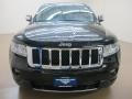 2011 Brilliant Black Crystal Pearl Jeep Grand Cherokee Overland 4x4  photo #2